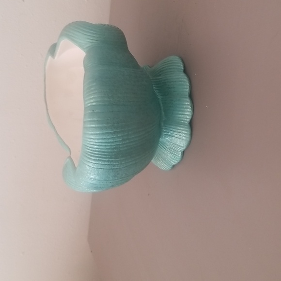 Vintage Shawnee Elegance Metallic Shell Flower Bowl - Picture 5 of 7